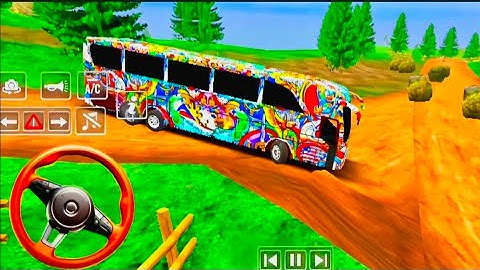 Coach Bus Simulator India Off-road Driving Bus Game | New Update 2025 Full Gameplay Video Part #38🔥🥰