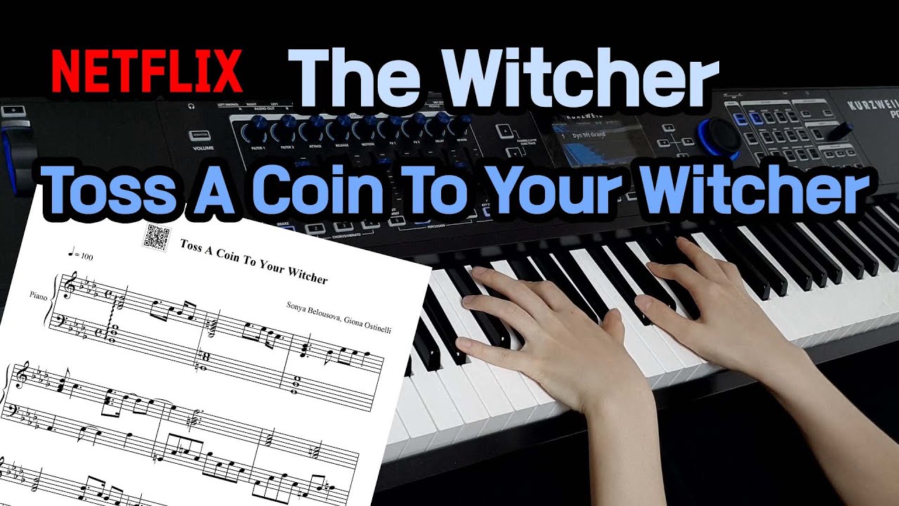 The Witcher "Toss A Coin To Your Witcher" Piano Cover/Sheet Music - YouTube