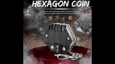 Multifunctional Hexagon Coin