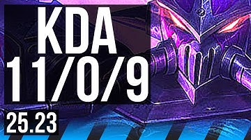 KASSADIN vs IRELIA (MID) | 11/0/9 | EUW Diamond | 25.23