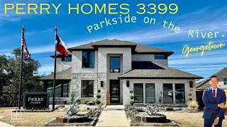 Perry Homes 3399 E Plan | 4 Bedrooms | 3 Bath | Parkside On The River | Model Home Tour | Georgetown