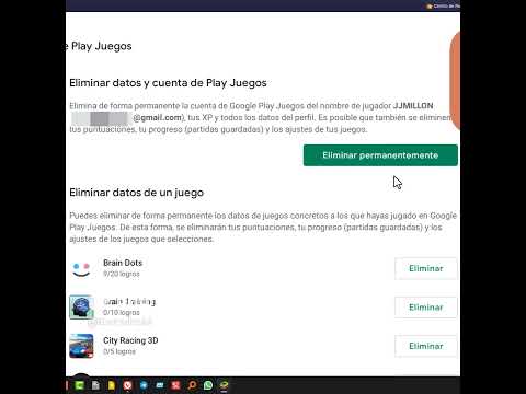 Eliminar el progreso