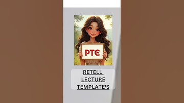 PTE RETELL LECTURE Templates /Score High in PTE EXAM /#pte #ptepractice #pteshort