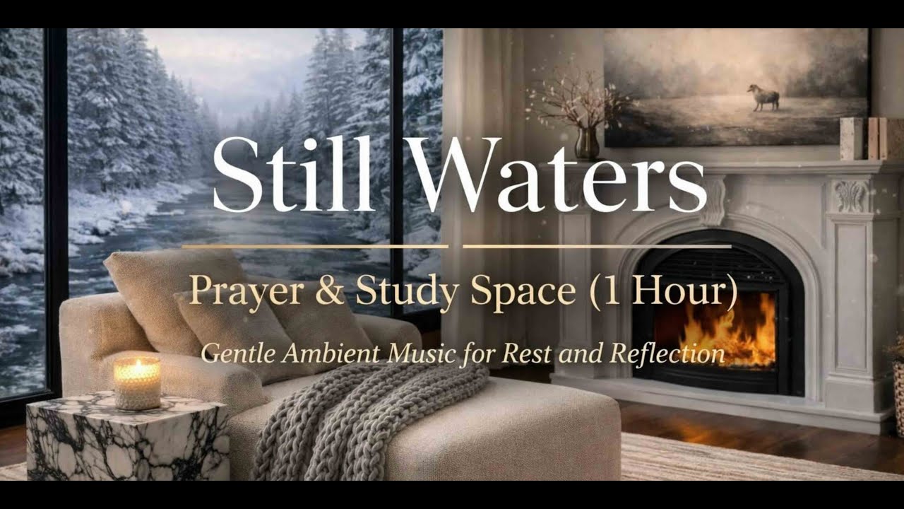 Still Waters | Prayer & Study Space (1 Hour)Gentle Ambient Music for Rest and Reflection