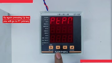 Programming of Nippen Multifunction Meter (Model:DT-108)