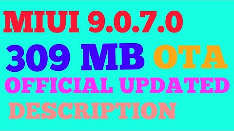 MIUI 9.0.7.0 Redmi Note 4 Global Stable Update and Download link.