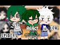 LOV and Phantom Troupe react || Protagonists || hxh || mha || 2/2 || Read description