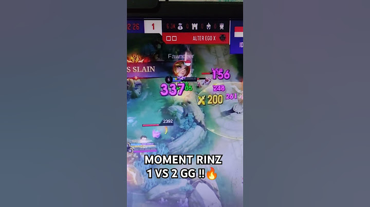 MOMENT RRQ RINZ 1 VS 2 GG #mobilelegends #shorts