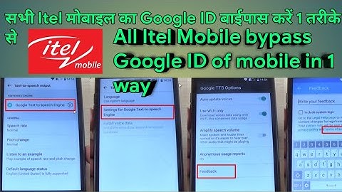 Bypass Google Account Itel | It1508 Android 6.0.1 | Quick shortcut frp maker