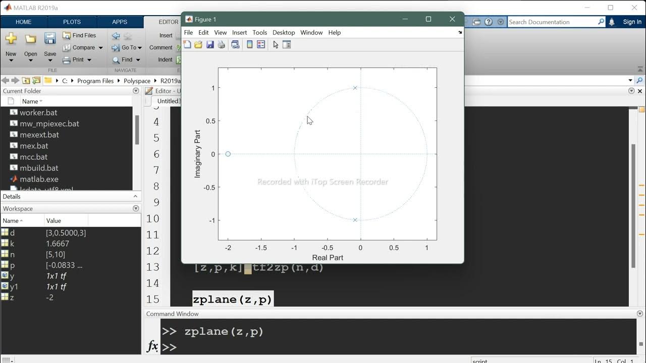 Matlab transfer function , zeros , poles .. الدرس [ 13 ] سلسلة اساسيات ماتلاب Matlab YouTube