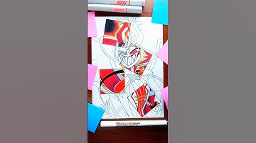 Drawing Lucifer 🍎👑||Hazbin Hotel|#art #drawing #hazbinhotel #lucifer#alastor #hazbinhotelangeldust
