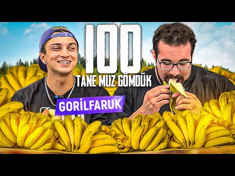 100 TANE MUZ GÖMDÜK!🍌 @GorilFaruk