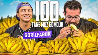 100 TANE MUZ GÖMDÜK!🍌 w/@Goril Faruk