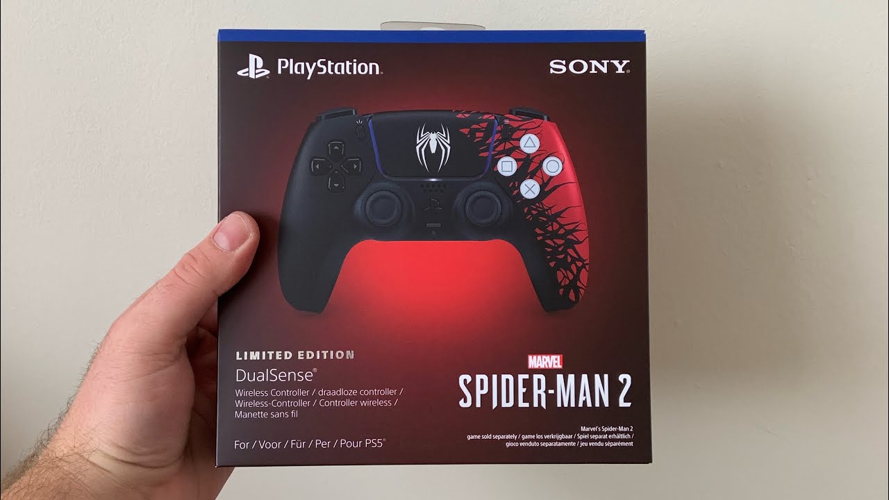 Manette PS5 DualSense Édition Limitée Marvel's Spider-Man 2 - Sans Fil - Neuve Sous Blister
