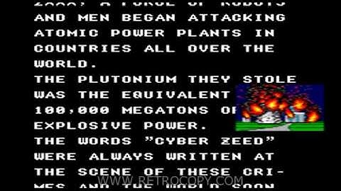 The Cyber Shinobi (Sega Master System) - RetroCopy Intro