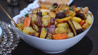 Delicious Oven Roasted Root Vegetables. A Thanksgiving Side Everyone Will Love. by Kwankyewaa's Kitchen 8,601 views 5 months ago 12 minutes, 50 seconds