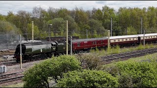 Tangmere on the S & C Steam Special at Carlisle 20 04 24