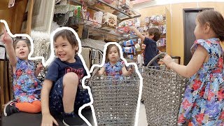 Dua bocah belanja kayak orang dewasa - Kecil-kecil perut karet