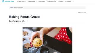 How to use FindFocusGroups.com