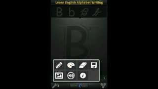 How to use "Learn English Alphabet Writing" Application screenshot 4
