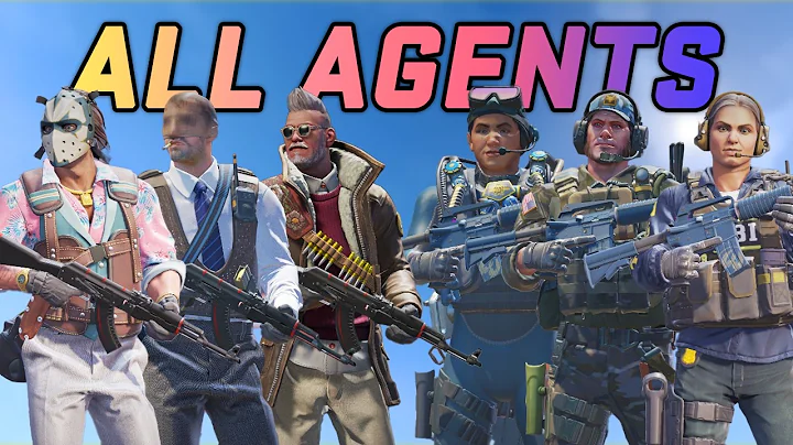 CS2 ALL AGENTS SHOWCASE - Prices and Voice Lines for All Agents