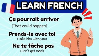 USEFUL FRENCH SENTENCES to use in CONVERSATIONAL language | Improve your French with sentences