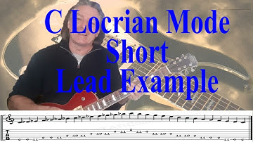 C Locrian Mode Short Lead Example for Grades 6, 7 and 8