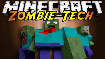 Minecraft Mod Showcase : ZOMBIETECH!