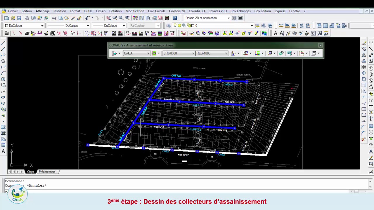 Cours 2 : Covadis 10.1 Projet d'Assainissement