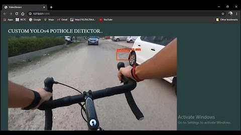 Custom Pothole-Detection Model Using YOLOV4