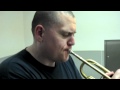 Trumpet tip,  a look at Scott Englebright's stellar embouchure.