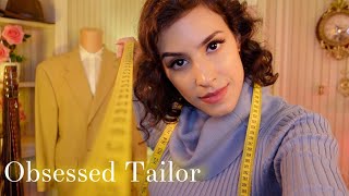 ASMR Tailor is OBSESSED With You | Intensely Focused Suit Fitting, Fabric Massage, Measuring You