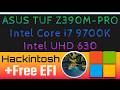 Hackintosh ASUS TUF Z390M PRO GAMING WIFI - Intel Core i7 9700K