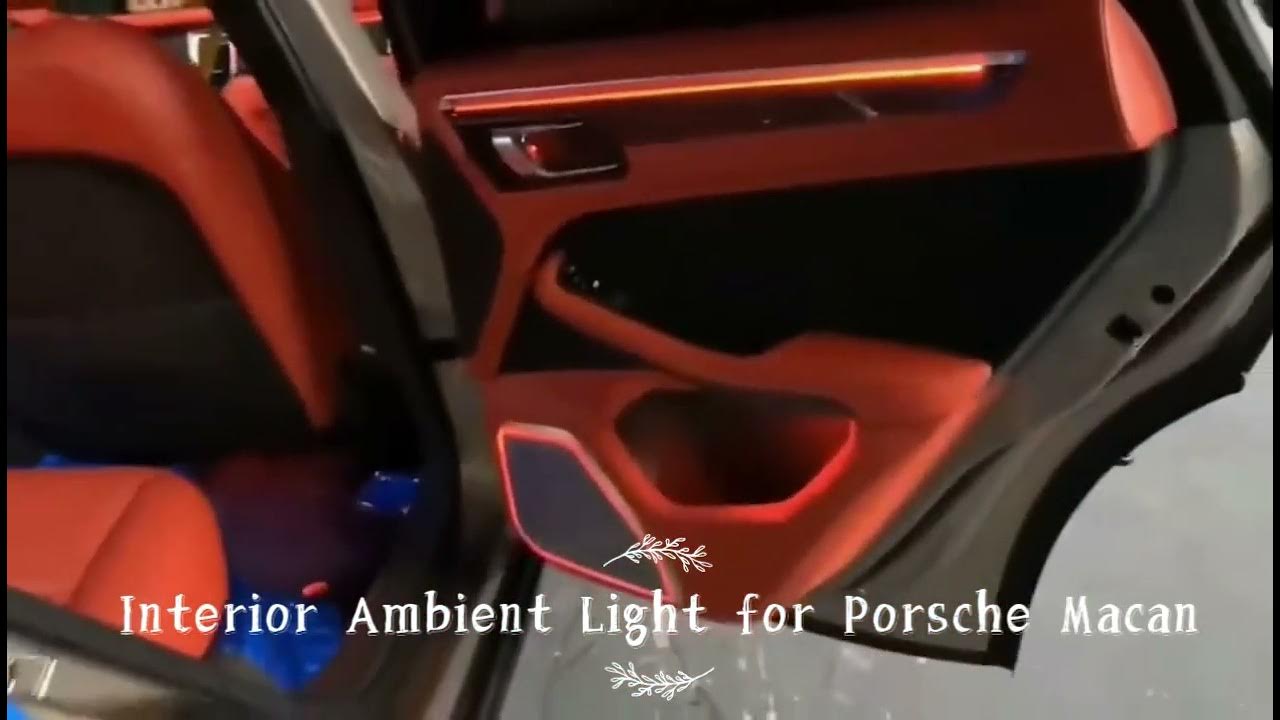 Porsche Macan Car interior Ambient Light YouTube