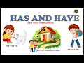Use of has and have  has and have in english grammar  has and have
