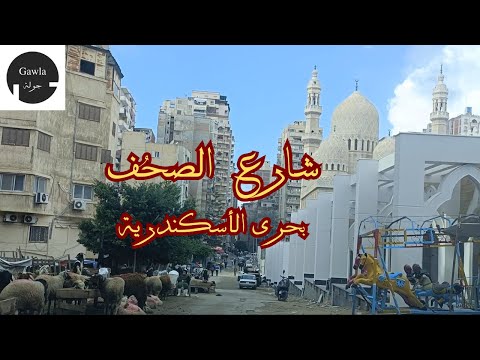جولة فى شارع الص حف بحرى الأسكندرية