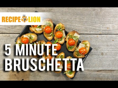5 Minute Bruschetta