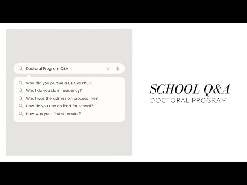 Doctoral Program Q&A: Admissions, DBA vs PhD, Residency, Planning, & more