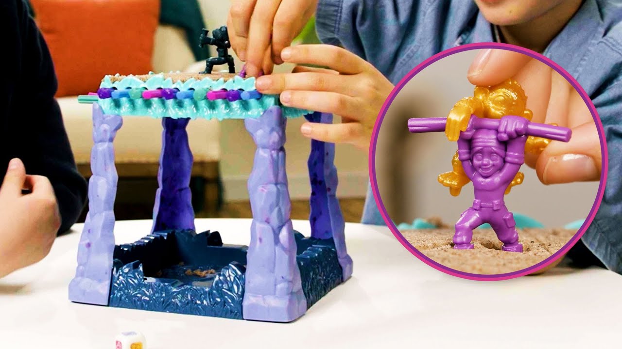 Sink N’ Sand, Board Game with Kinetic Sand, for Kids Ages 4 and up