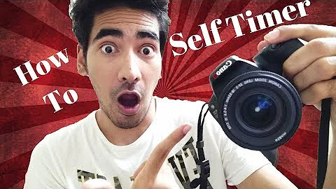 How To Use Self Timer in any canon DSLR