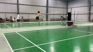Long/Quân-Hậu/Điền trận đấu cuối cũng badmintonfun