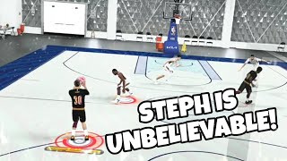 THIS FREE 99 OVERALL STEPH IS INSANE! | NBA 2K24 MYTEAM MOBILE GAMEPLAY