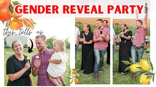 Finding Out Baby’s Gender!| Citrus Gender Reveal Party 2023 | Baby #2