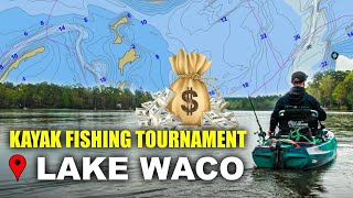 Kayak Fishing Tournament for CASH PRIZE 🏆 (Lake Waco) Biggest 5 Fish Wins!