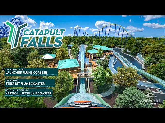 First-of-its-Kind New Rides to Open in Every SeaWorld Park in 2023  Including the World's First Surf Coaster, the Longest and Fastest Straddle  Coaster, and the World's First Launched Flume Coaster