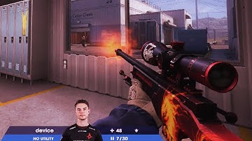device 4 AWP KILLS vs NiP [CS:GO]