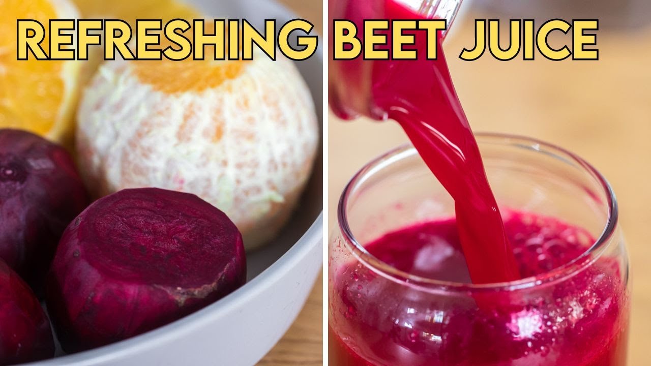 Refreshing Beet Juice - No dirt taste - Nama J2 Juicer 