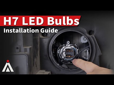 NEW How to install H7 LED headlight LA Plus H7 Installation Guide - YouTube