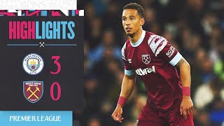 Manchester City 3-0 West Ham | Premier League Highlights