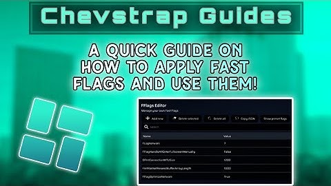 A quick guide into using Chevstrap!